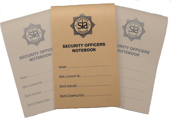 SECURITY OFFICER'S POCKET NOTEBOOK