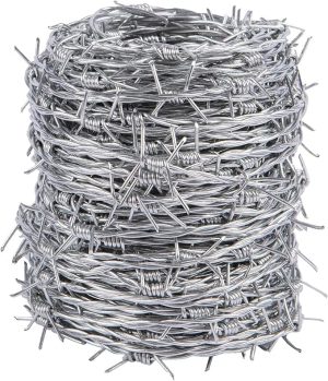 GREEN BLADE GALVANIZED BARBED WIRE IN CARRY TUB 30M X 1.7MM