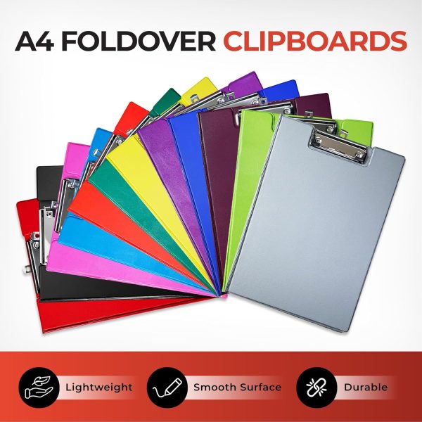 COUNTY A4 FOLDOVER CLIPBOARDS