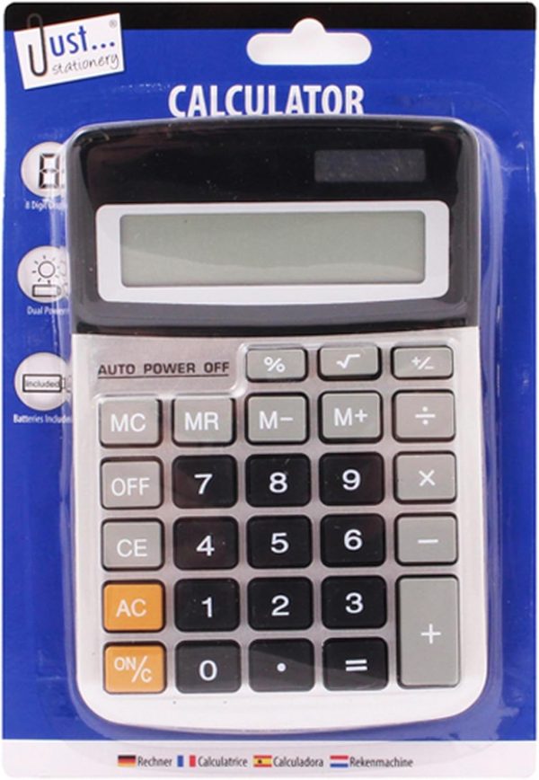 JUST STATIONERY 8 DIGIT CALCULATOR