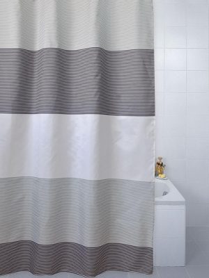 BLUE CANYON PLAIN POLYESTER SHOWER CURTAIN 180 X 180CM -SKY BLUE