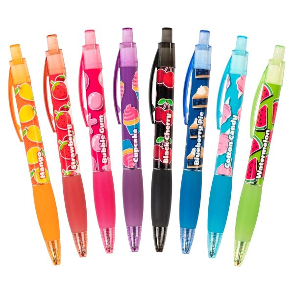 8 ANKER GLITTER - SCENTED GEL PENS TA8742