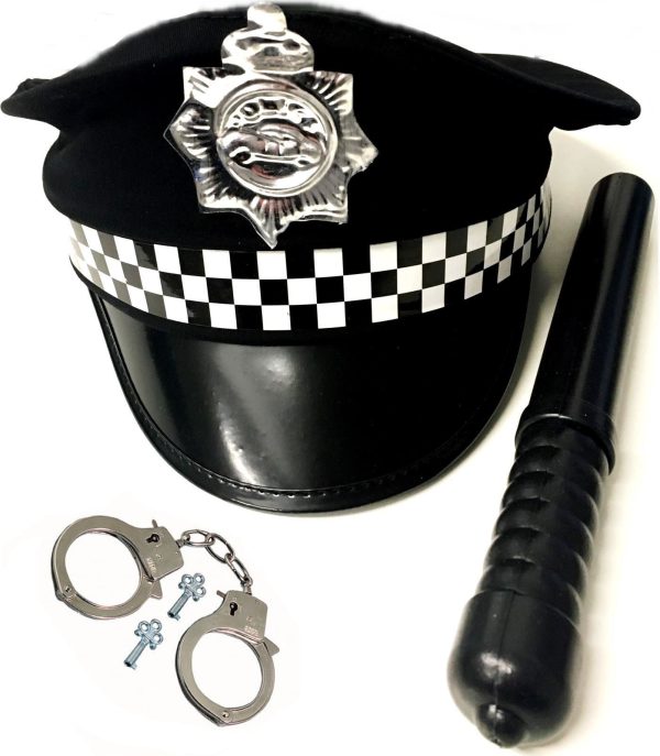 POLICE WOMAN HAT TRUNCHEON