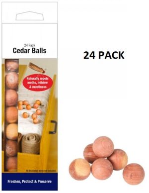 PACK OF 24 CEDAR BALLS