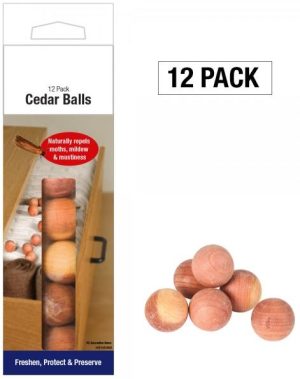PACK OF 12 CEDAR BALLS