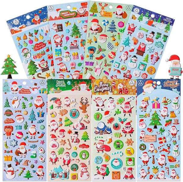 CHRISTMAS 3D PUFF STICKERS