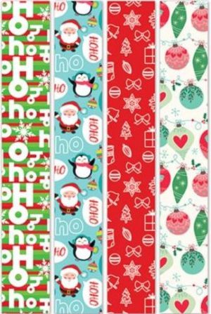 CHRISTMAS 100 ASSORTED PAPER CHAINS ( NEW )