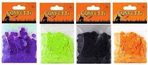 HALLOWEEN CONFETTI PUMPKIN BLACK