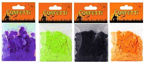 HALLOWEEN CONFETTI PUMPKIN GREEN