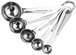 TALA STAINLESS STEEL MEASURING SPOONS PACK OF 5