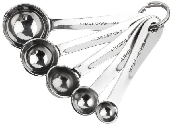 TALA STAINLESS STEEL MEASURING SPOONS PACK OF 5