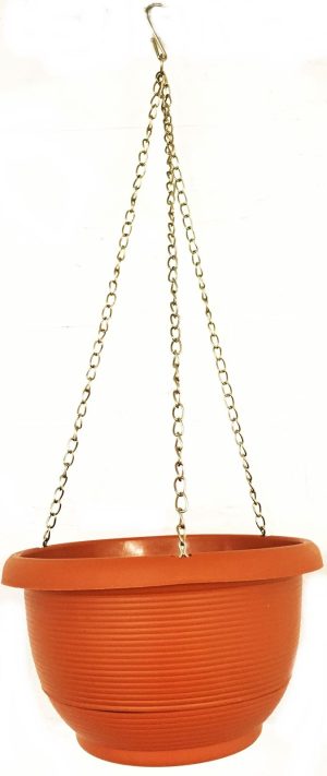 TERRACOTTA HANGING FLOWER POT 20CM