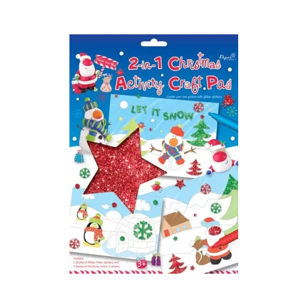 CHRISTMAS 2 IN 1 ACTIVITY CRAFT PAD