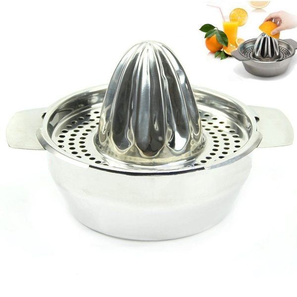 STAINLESS STEEL SILVER CITRUS JUICER