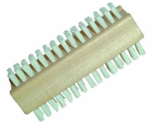 APOLLO NAIL BRUSH WOODEN BODY DOUBLE SIDED (PACK OF 1)