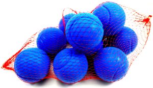 10 FOAM TENNIS BALL 70MM BLUE