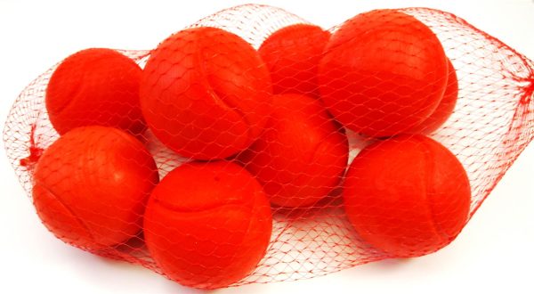 10 FOAM TENNIS BALL 70MM RED