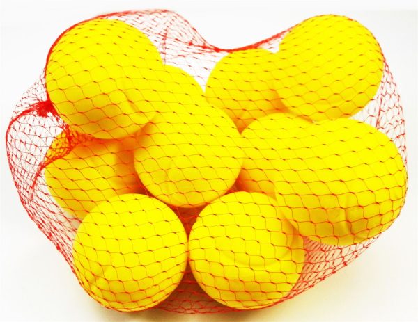 10 FOAM TENNIS BALL 70MM YELLOW