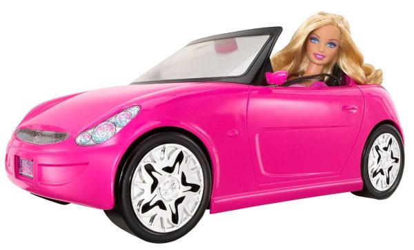 BARBIE GLAM AUTO CONVERTIBLE CAR WITH BARBIE DOLL [TOY]