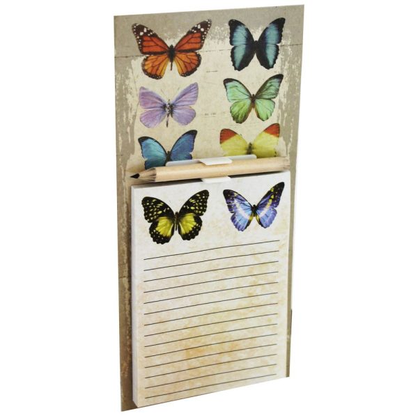 BUTTERFLY MAGNETIC MEMO PAD