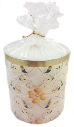 CANDLE FLORAL WHITE