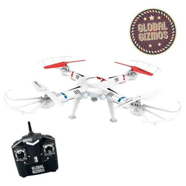 50 CM 2.4 GHZ FLYING DRONE QUAD HELICOPTER WITH 0.3 MP CAMERA