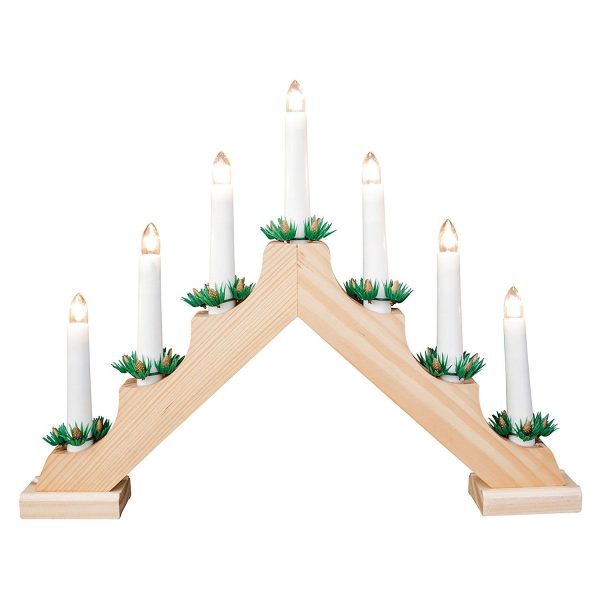 PINE 7 CANDLE BRIDGE