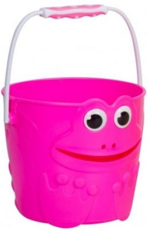 TOYRIFIC FROG PLASTIC BUCKET - PINK