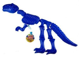LARGE T- REX DINOSAUR SKELETON SAND PIT MOULD BEACH TOY (BLUE) TY2788