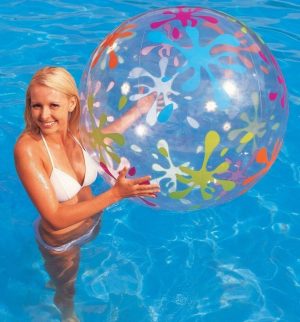 SPLASH PLAY GIANT INFLATABLE BEACH BALL 48 SPLASH DESIGN