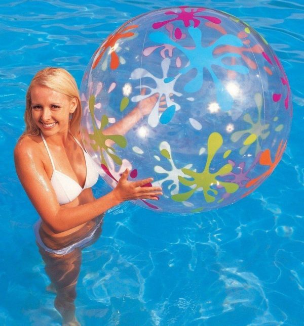 SPLASH PLAY GIANT INFLATABLE BEACH BALL 48 SPLASH DESIGN