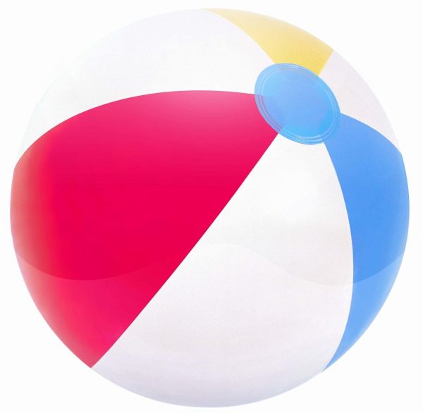 INFLATABLE BLOWUP PANEL BEACH BALL 24 - PACK OF 1