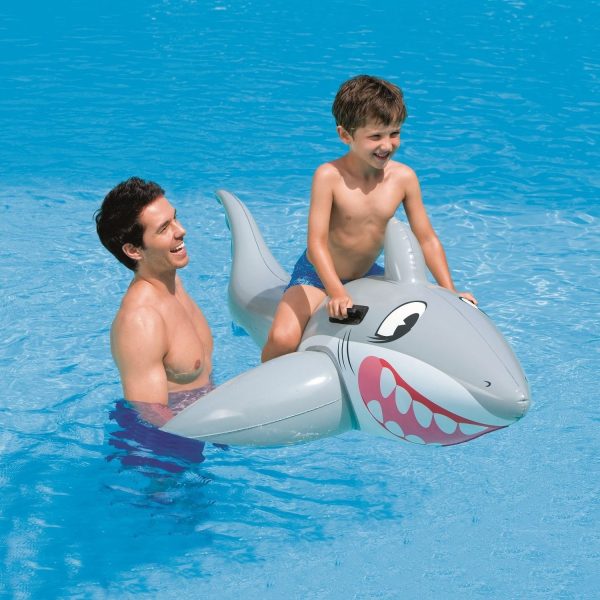 BESTWAY INFLATABLE SHARK RIDER 185CM X 112CM