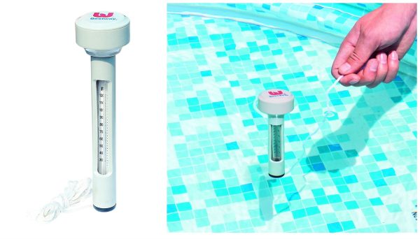 FLOATING SWIMMING POOL THERMOMETER FOR POOLS AND SPAS