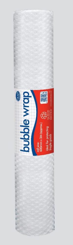 COUNTY VALUE BUBBLE WRAP ROLLS LARGE - 60CM X 3 M