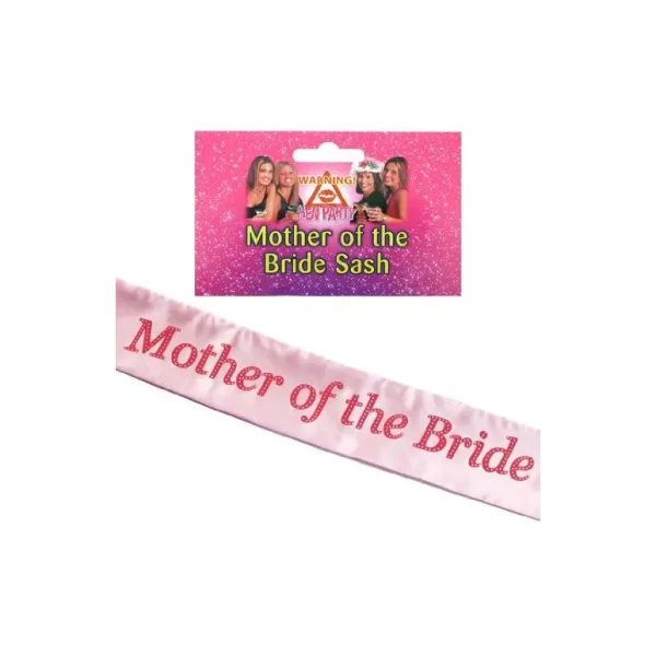 MOTHER OF THE BRIDE HEN PARTY SASH