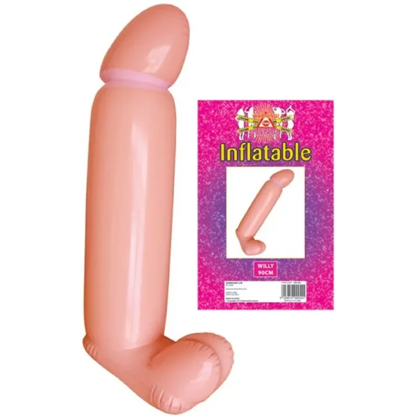 BLOW UP INFLATABLE WILLY 3FT - INFLATABLE PARTY PIECE