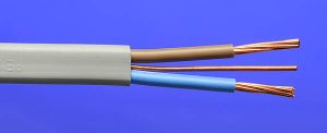 BASEC 6242Y TWIN & EARTH FLAT GREY CABLE 50M X 6MM?