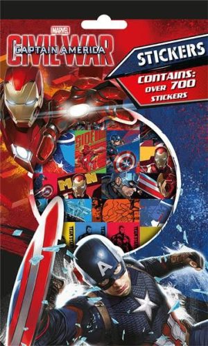 CAPTAIN AMERICA 700 STICKERS