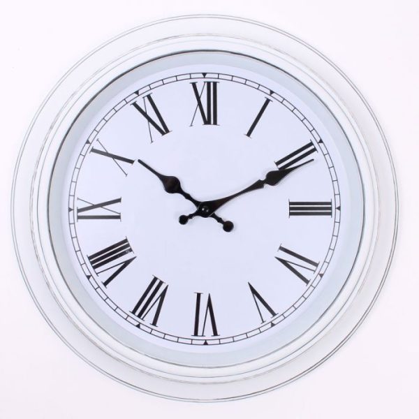 ANTIQUE ROUND WALL CLOCK 40CM