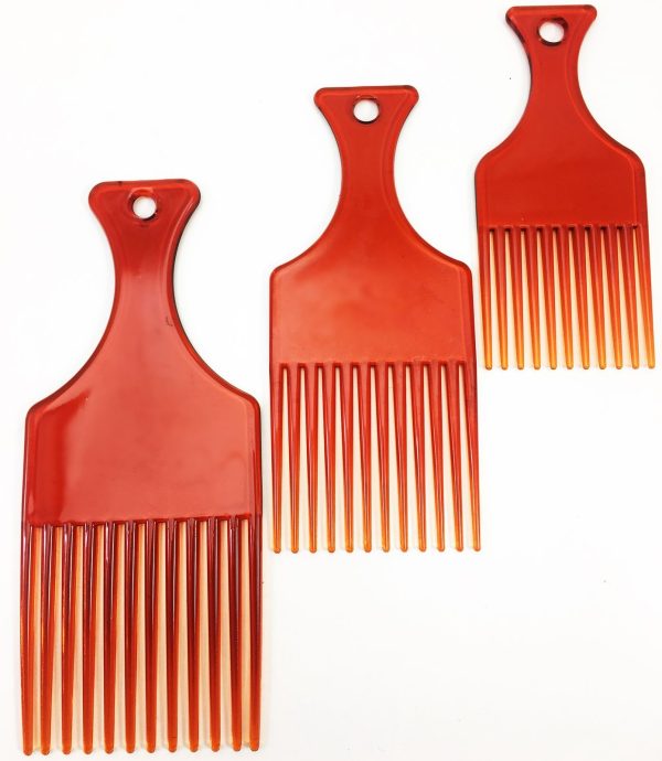 3 JUMBO HANDGRIP AFRO COMB