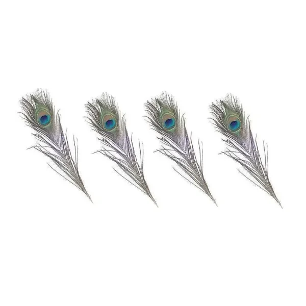 4PCS PEACOCK FEATHER 26CM