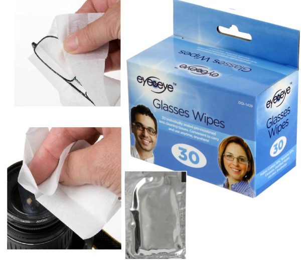 PACK OF 30 GLASS WIPES 310723 058290