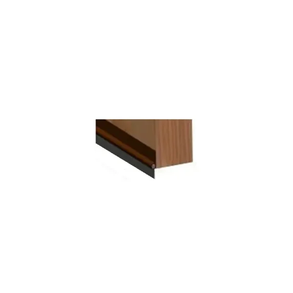 BOTTOM DOOR RUBBER SEAL PLASTIC 914MM / 36INCHES BROWN COLOUR