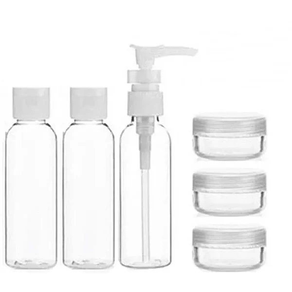 TRAVEL BOTTLE SET SIX PCS