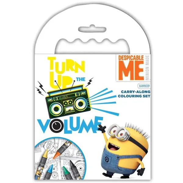 DESPICABLE ME MINION CARRY ALONG COLOURING SET