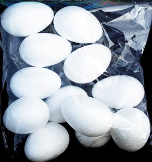 PACK OF 12 EASTER ART EGGS