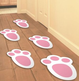 15 EASTER BUNNY FOOTPRINTS