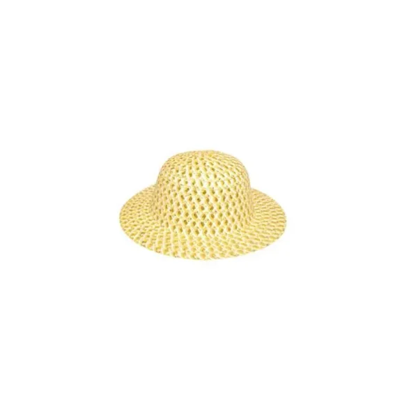 GO GLAM BONNET WITH SILVER THREAD YELLOW