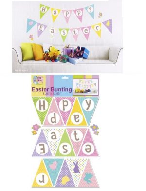 EASTER BUNTING ROOM/ WINDOW DECORATION HAPPY EASTER